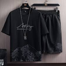 Black T-shart & Shots Pant